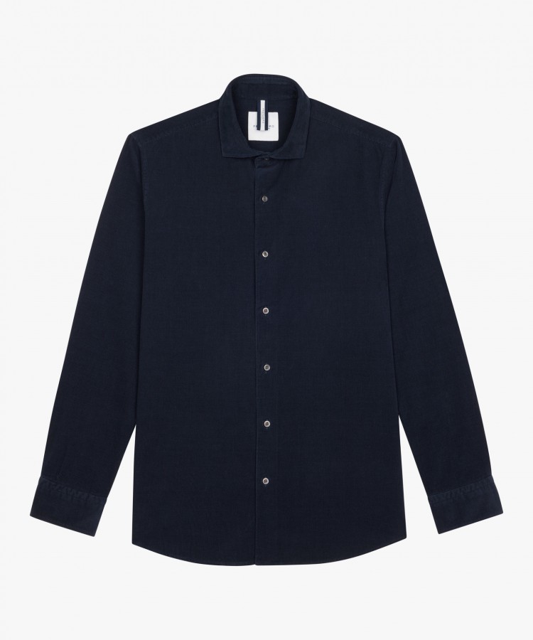 Afbeelding van PPWH30012G P Heren Corduroy Overhemd - PROFUOMO